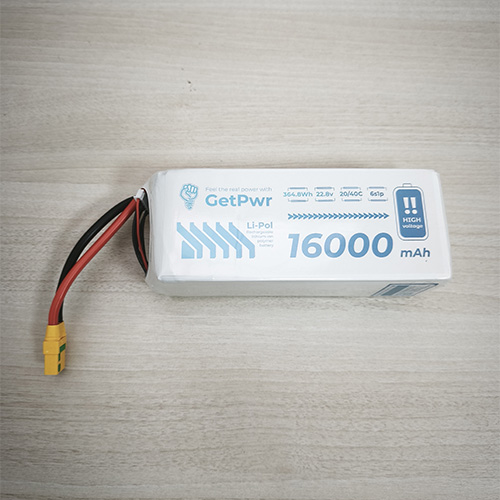 АКБ GetPwr Li-Pol 6S1P 16000mAh 22.8V 2040C High Voltage XT90